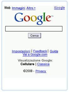 siti web per cellulari