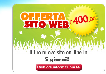 offerte siti web