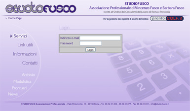Esempi sviluppo software web roma